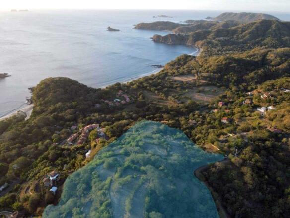 vista penca playa potrero ocean view lot